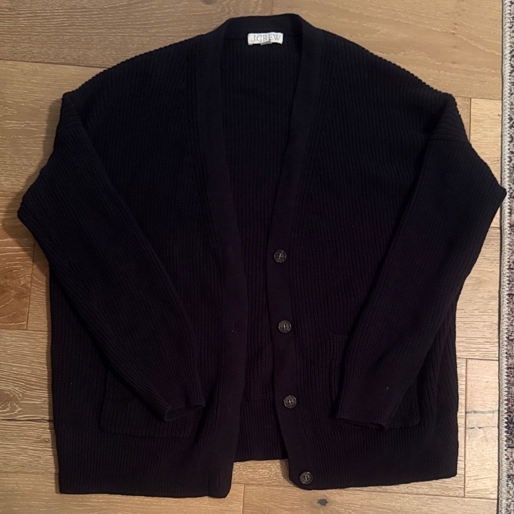 J. Crew Women’s Black Cardigan Sweater